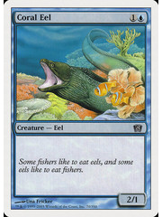 Magic: The Gathering Coral Eel (070) Lightly Played