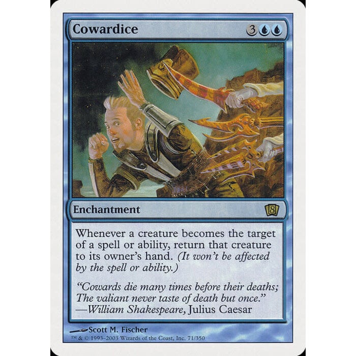 Magic: The Gathering Cowardice (071) Heavily Played