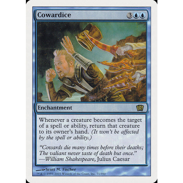 Magic: The Gathering Cowardice (071) Lightly Played