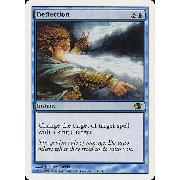 Magic: The Gathering Deflection (074) Heavily Played