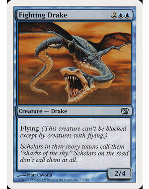 Magic: The Gathering Fighting Drake (077) Lightly Played