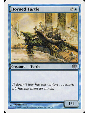 Magic: The Gathering Horned Turtle (083) Lightly Played