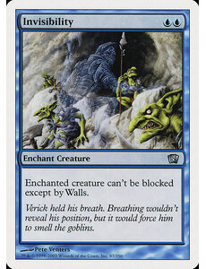 Magic: The Gathering Invisibility (087) Lightly Played