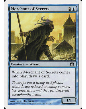 Magic: The Gathering Merchant of Secrets (090) Lightly Played