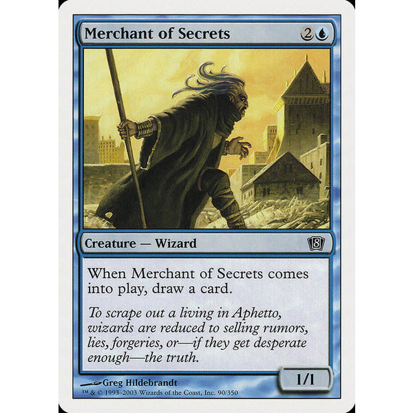 Magic: The Gathering Merchant of Secrets (090) Lightly Played