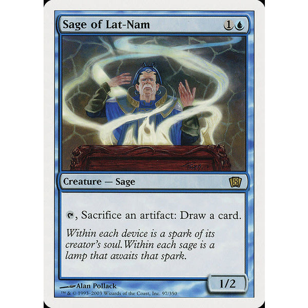 Magic: The Gathering Sage of Lat-Nam (097) Lightly Played