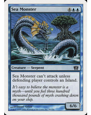 Magic: The Gathering Sea Monster (099) Lightly Played