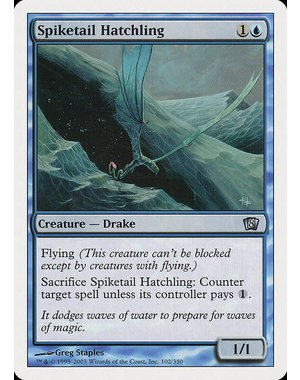 Magic: The Gathering Spiketail Hatchling (102) Lightly Played