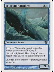 Magic: The Gathering Spiketail Hatchling (102) Moderately Played