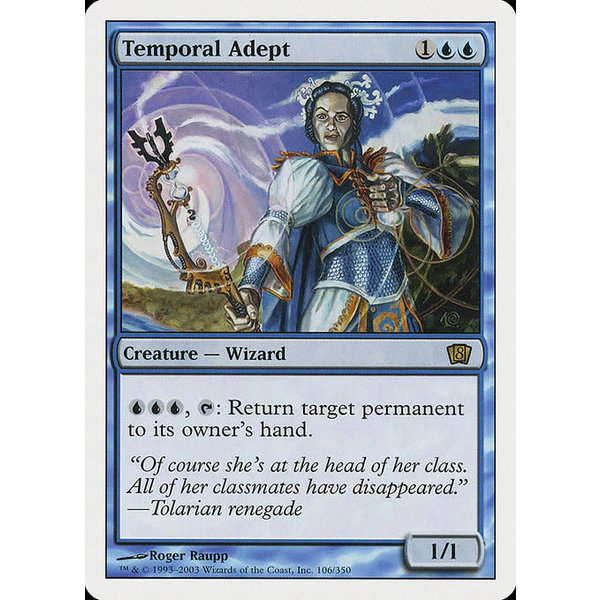 Magic: The Gathering Temporal Adept (106) Moderately Played