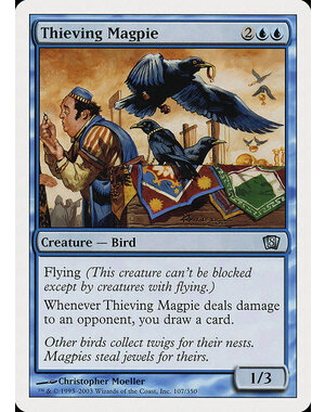 Magic: The Gathering Thieving Magpie (107) Lightly Played