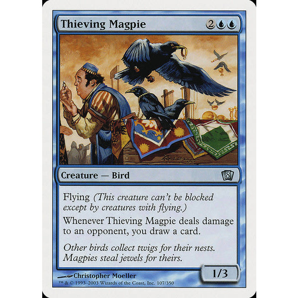 Magic: The Gathering Thieving Magpie (107) Lightly Played