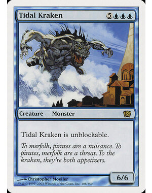 Magic: The Gathering Tidal Kraken (108) Lightly Played