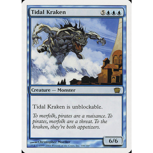 Magic: The Gathering Tidal Kraken (108) Lightly Played