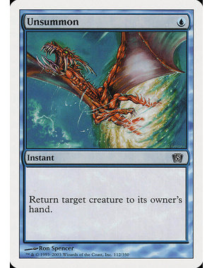 Magic: The Gathering Unsummon (112) Lightly Played