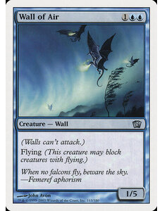 Magic: The Gathering Wall of Air (113) Lightly Played