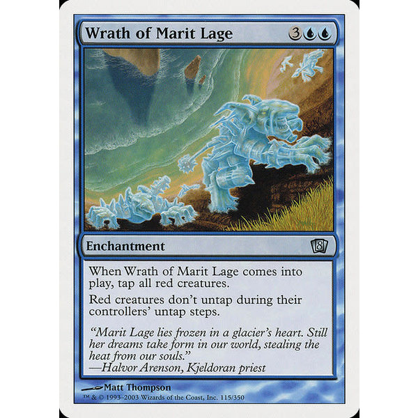 Magic: The Gathering Wrath of Marit Lage (115) Lightly Played