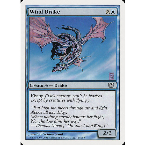 Magic: The Gathering Wind Drake (114) Lightly Played