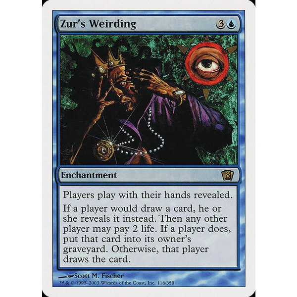 Magic: The Gathering Zur's Weirding (116) Lightly Played