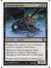 Magic: The Gathering Abyssal Specter (117) Lightly Played