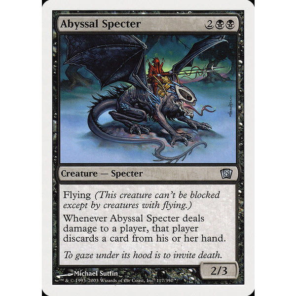 Magic: The Gathering Abyssal Specter (117) Lightly Played