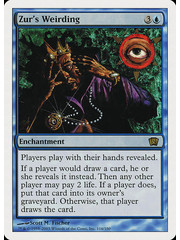 Magic: The Gathering Zur's Weirding (116) Moderately Played