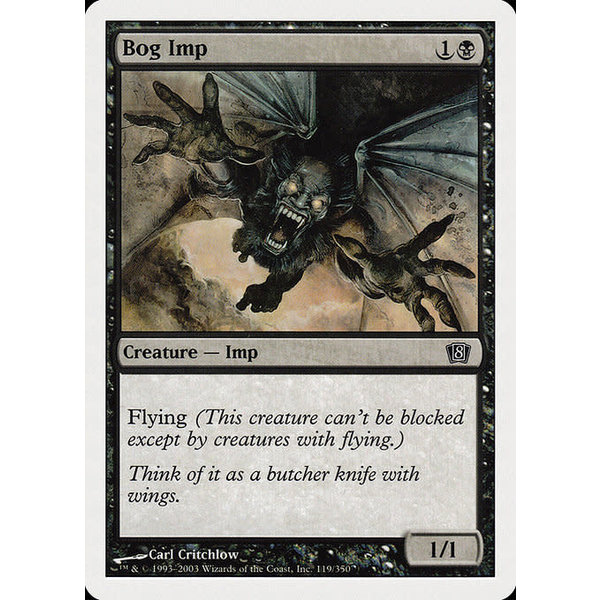 Magic: The Gathering Bog Imp (119) Lightly Played