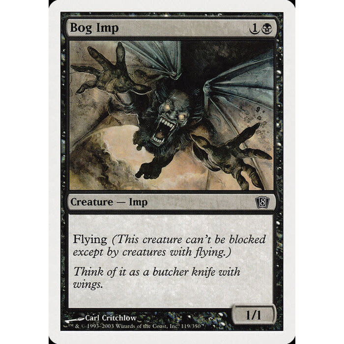 Magic: The Gathering Bog Imp (119) Lightly Played