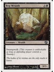 Magic: The Gathering Bog Wraith (120) Lightly Played
