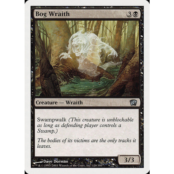 Magic: The Gathering Bog Wraith (120) Lightly Played