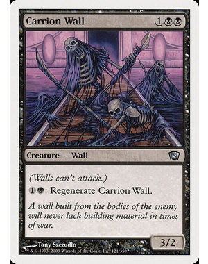 Magic: The Gathering Carrion Wall (121) Lightly Played