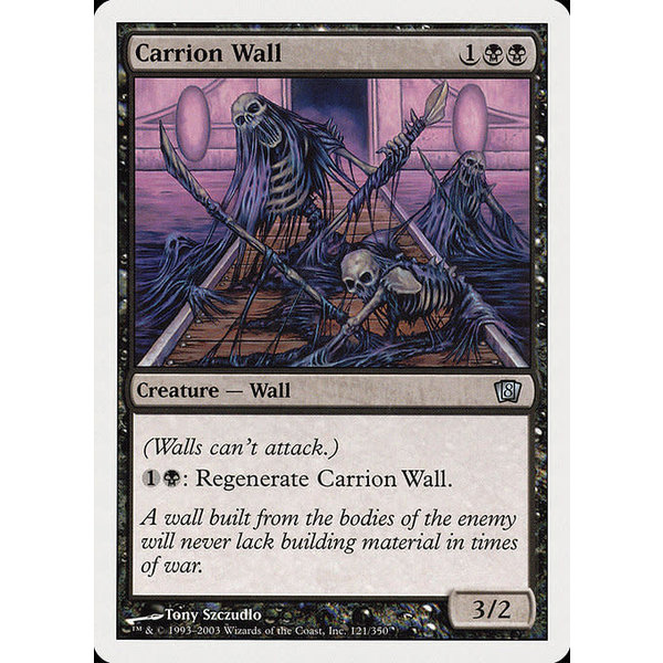 Magic: The Gathering Carrion Wall (121) Lightly Played