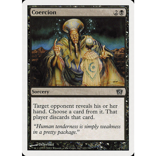 Magic: The Gathering Coercion (122) Lightly Played