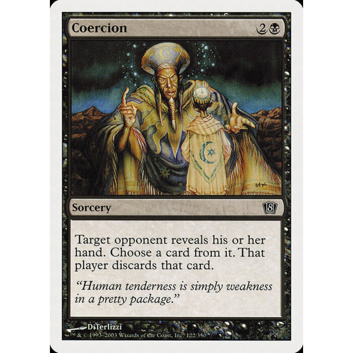 Magic: The Gathering Coercion (122) Lightly Played Foil