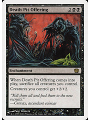 Magic: The Gathering Death Pit Offering (124) Heavily Played