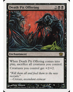 Magic: The Gathering Death Pit Offering (124) Heavily Played