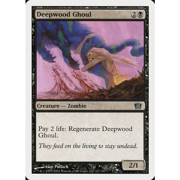 Magic: The Gathering Deepwood Ghoul (127) Lightly Played