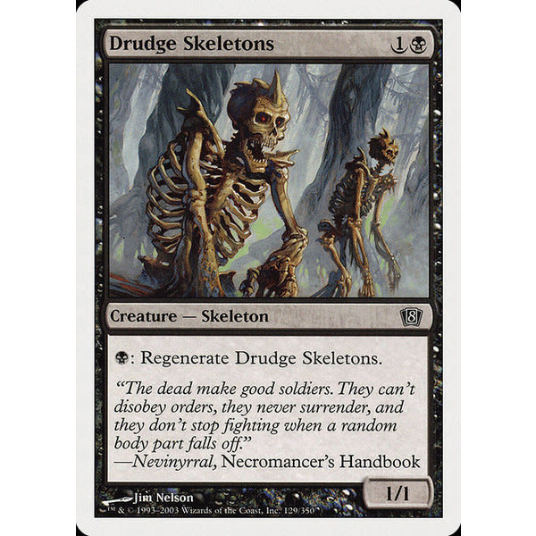 Magic: The Gathering Drudge Skeletons (129) Heavily Played