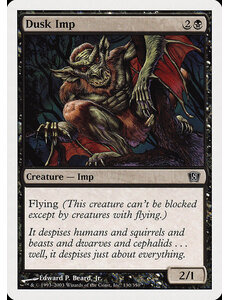 Magic: The Gathering Dusk Imp (130) Lightly Played