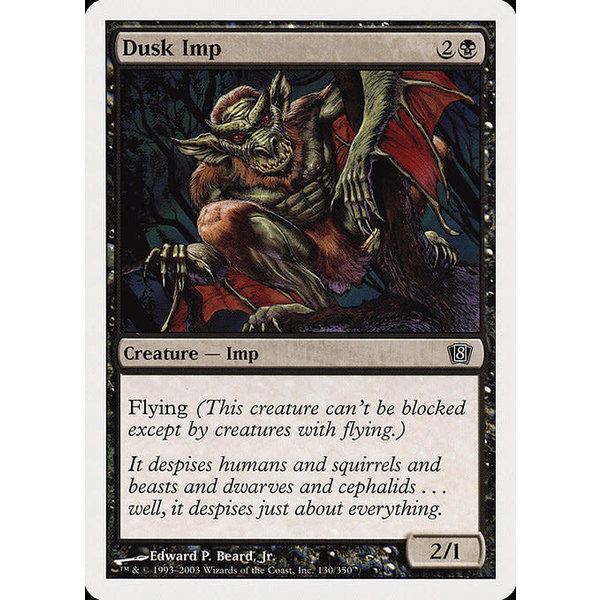 Magic: The Gathering Dusk Imp (130) Lightly Played