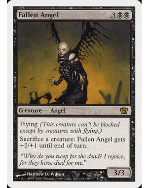 Magic: The Gathering Fallen Angel (133) Damaged