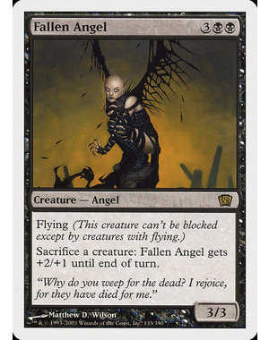 Magic: The Gathering Fallen Angel (133) Lightly Played Foil