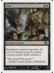 Magic: The Gathering Fear (134) Lightly Played