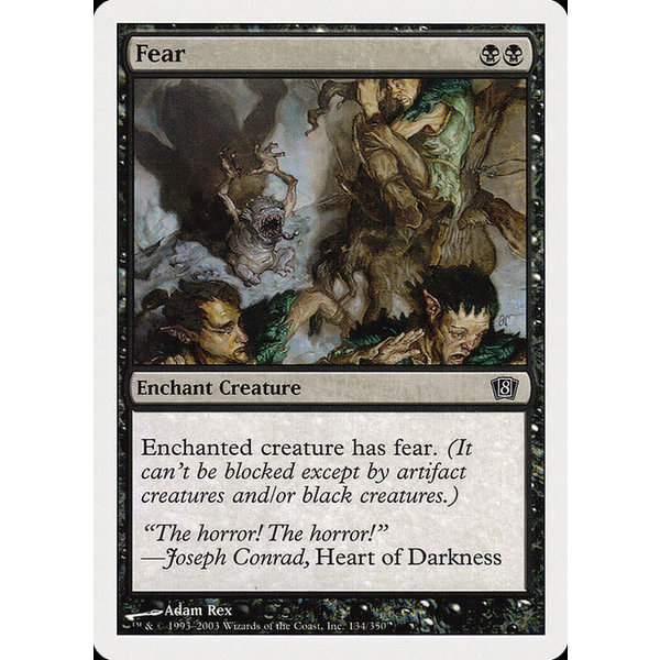 Magic: The Gathering Fear (134) Lightly Played