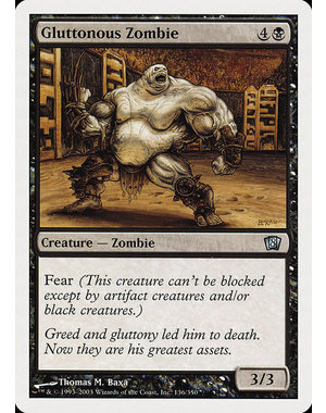 Magic: The Gathering Gluttonous Zombie (136) Lightly Played