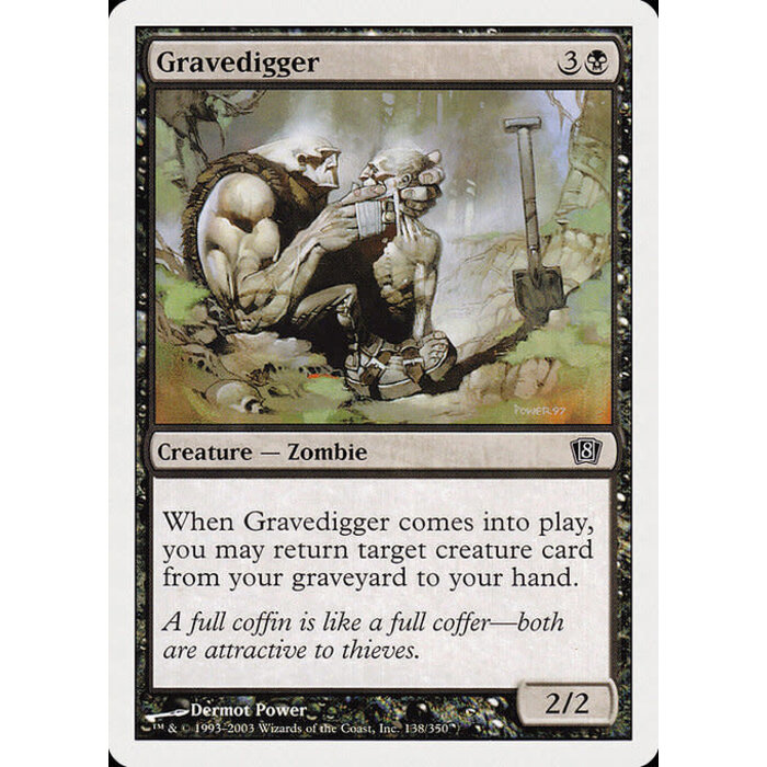 Magic: The Gathering Gravedigger (138) Lightly Played