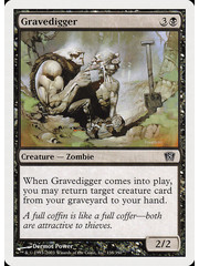 Magic: The Gathering Gravedigger (138) Lightly Played Foil