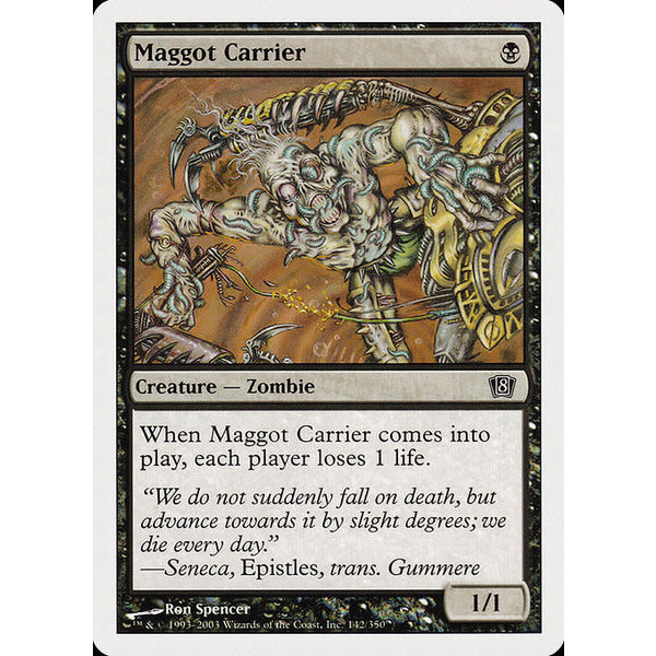 Magic: The Gathering Maggot Carrier (142) Lightly Played