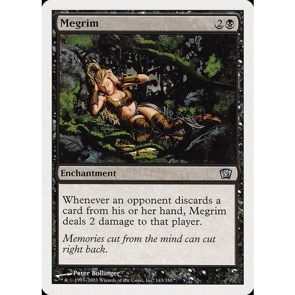 Magic: The Gathering Megrim (143) Lightly Played