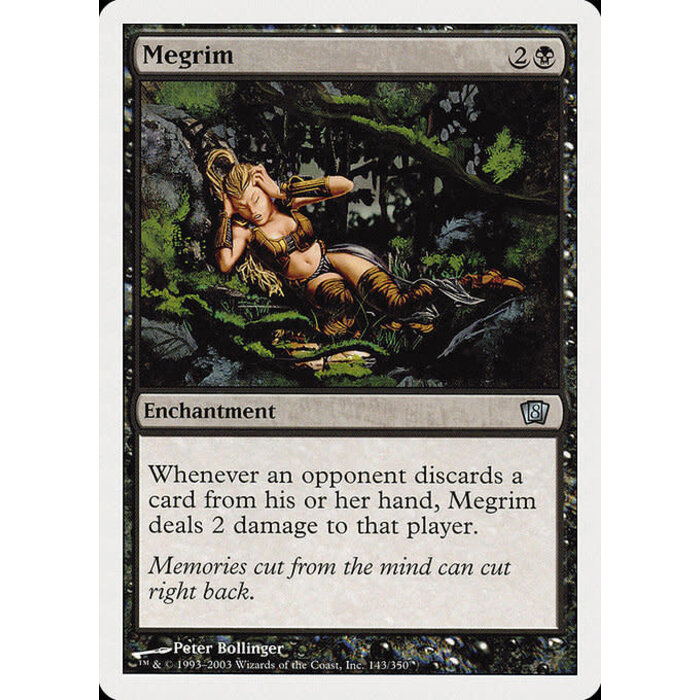 Magic: The Gathering Megrim (143) Lightly Played